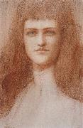 Fernand Khnopff Head of a Young Englishwoman oil